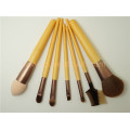 Bamboo Handle 7pcs cosméticos cosméticos maquiagem escova conjuntos